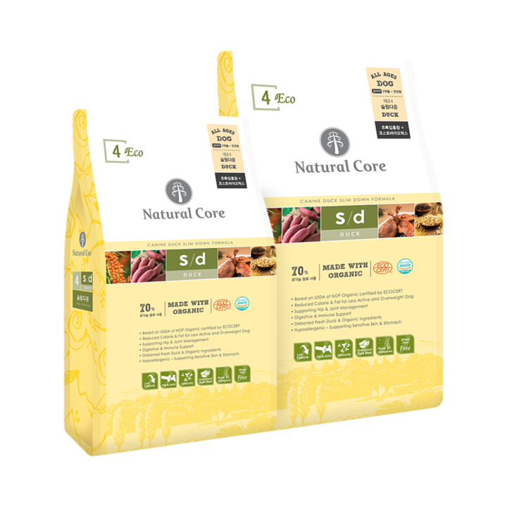 네츄럴코어 에코 4 오리고기 슬림다운